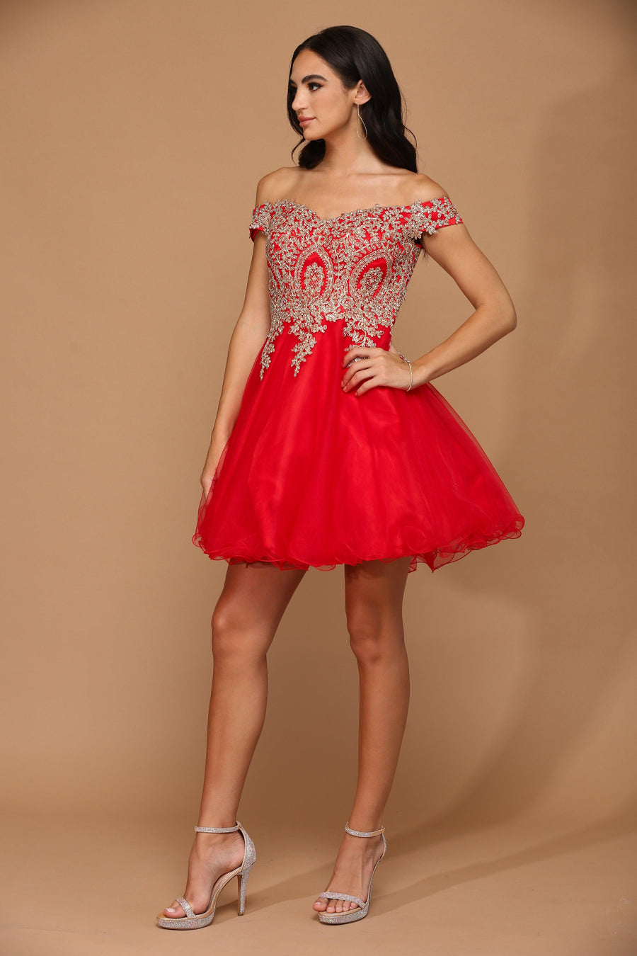 Short Prom Off Shoulder Homecoming Cocktail Dress