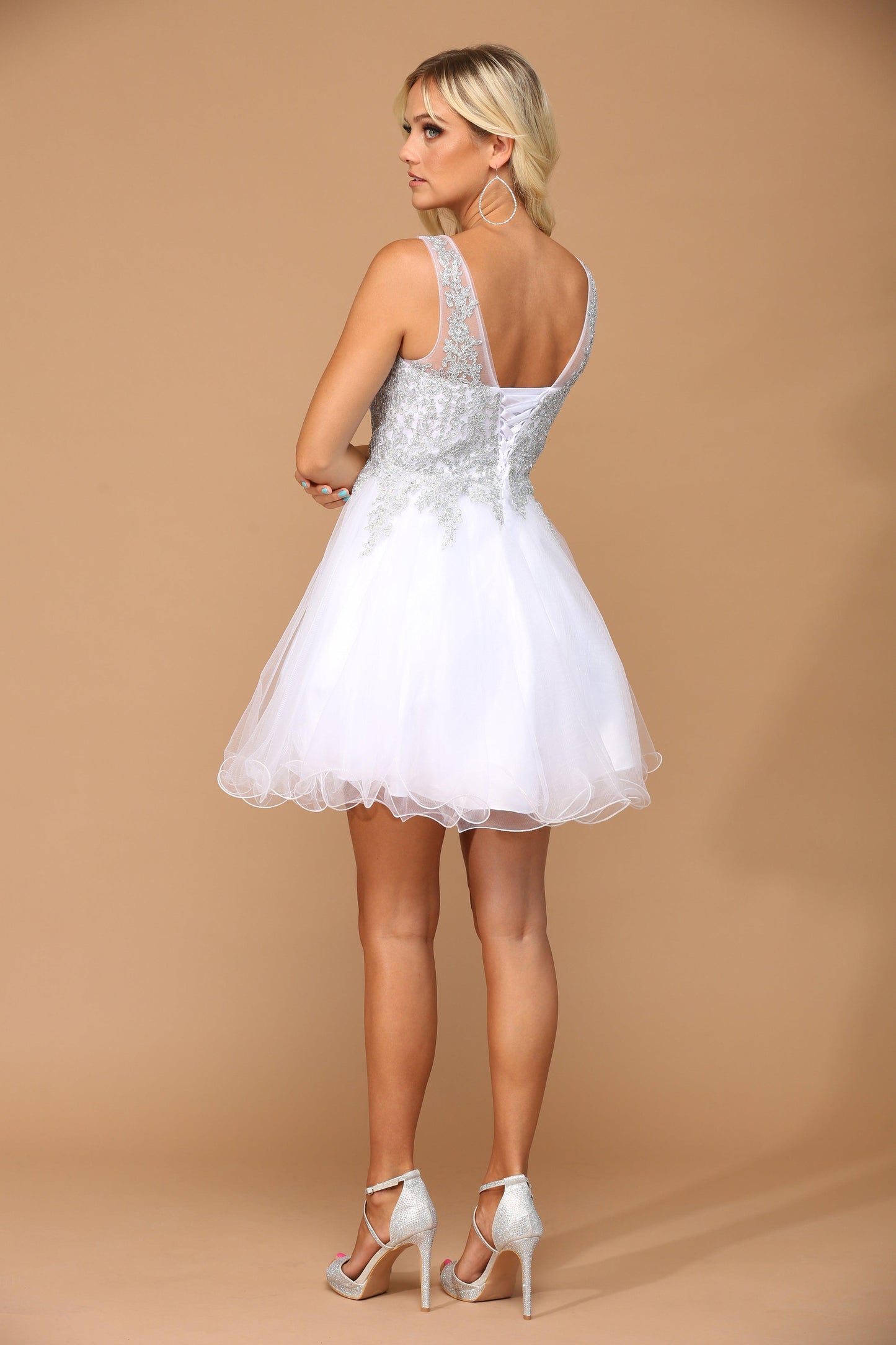 Prom Short Sleeveless Homecoming Cocktail Dress