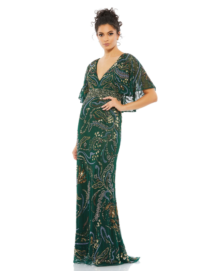 Mother of the Bride Dresses Long Beaded Mother of the Bride Dress Emerald