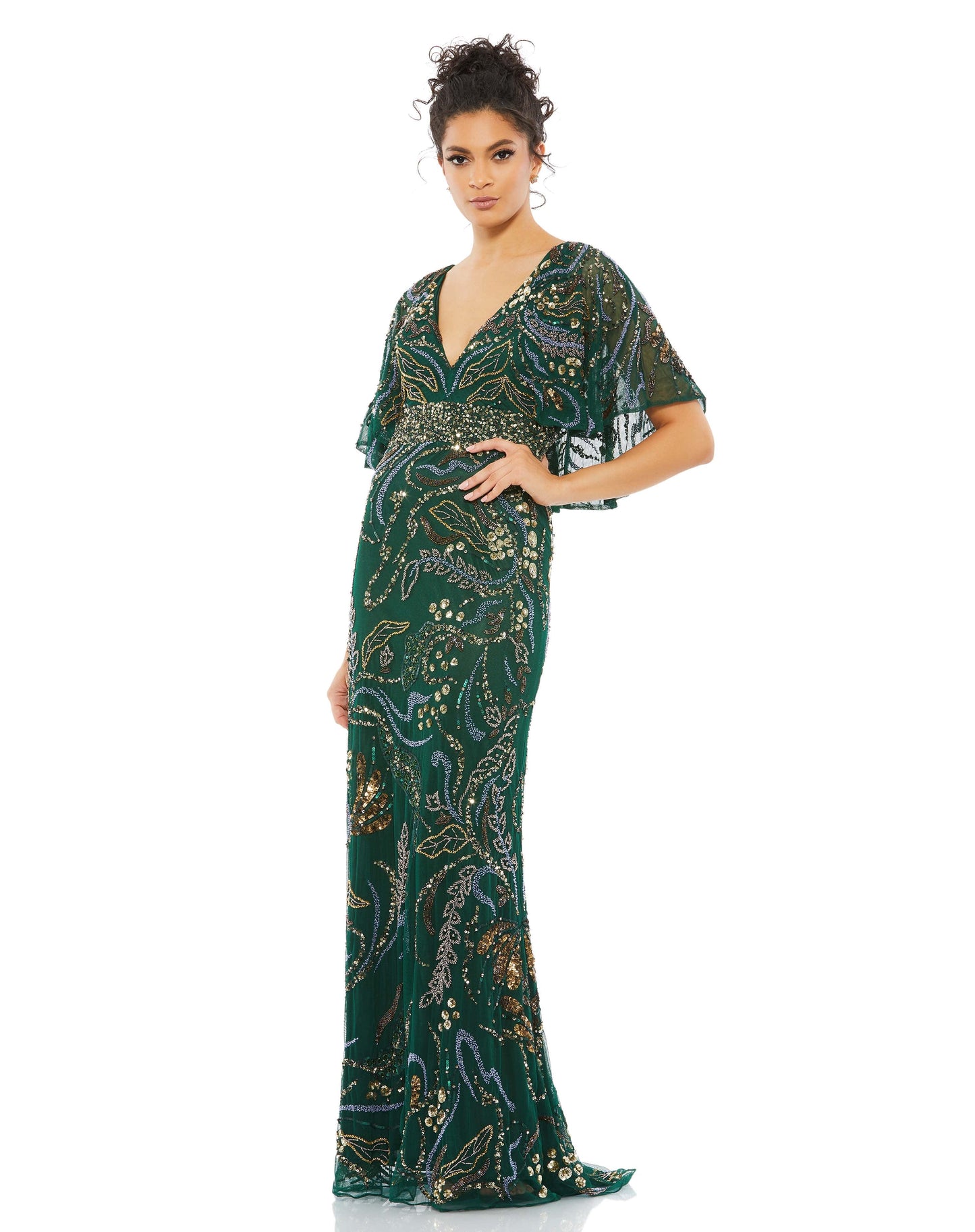 Mother of the Bride Dresses Long Beaded Mother of the Bride Dress Emerald
