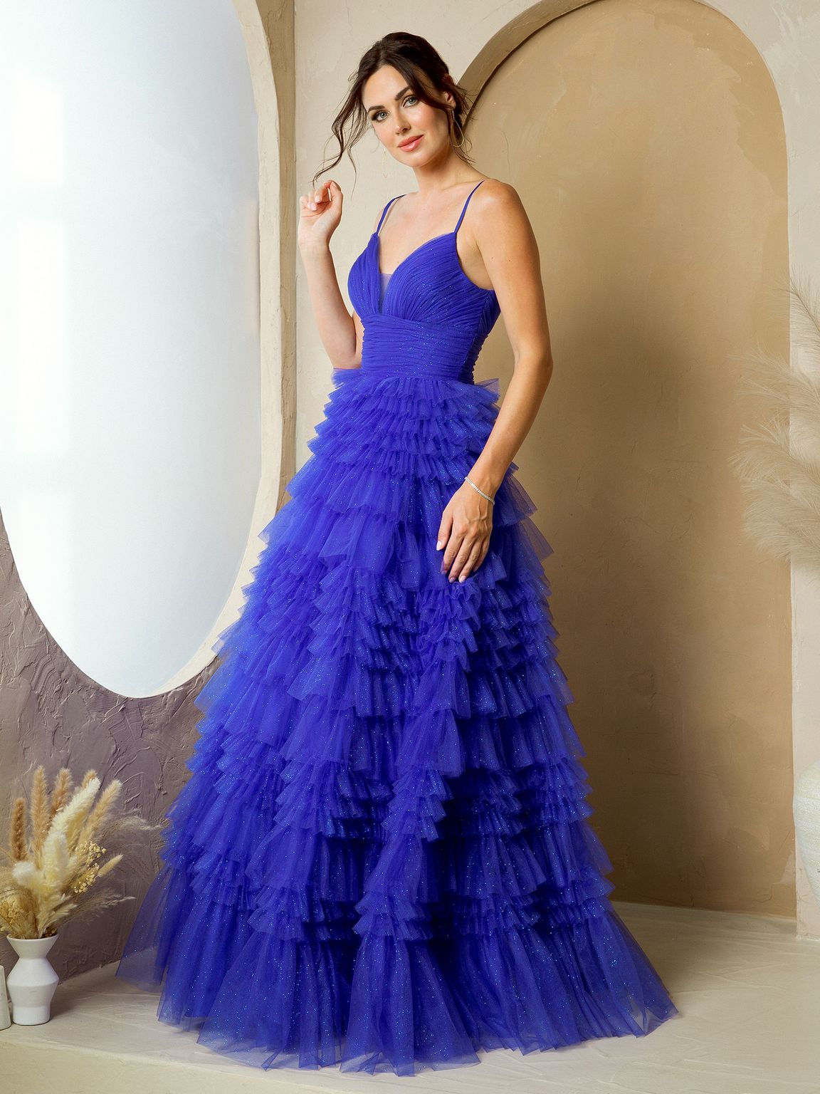 Formal Dresses  Formal Long Glitter Ball Gown Prom Dress Royal