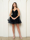 Cocktail Dresses Prom Short A Line Homecoming Glitter Cocktail Dress Black