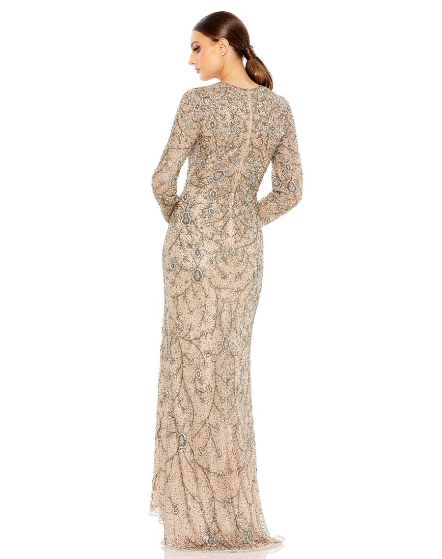 فستان طويل لأم العروس من ماك دوجال 5308