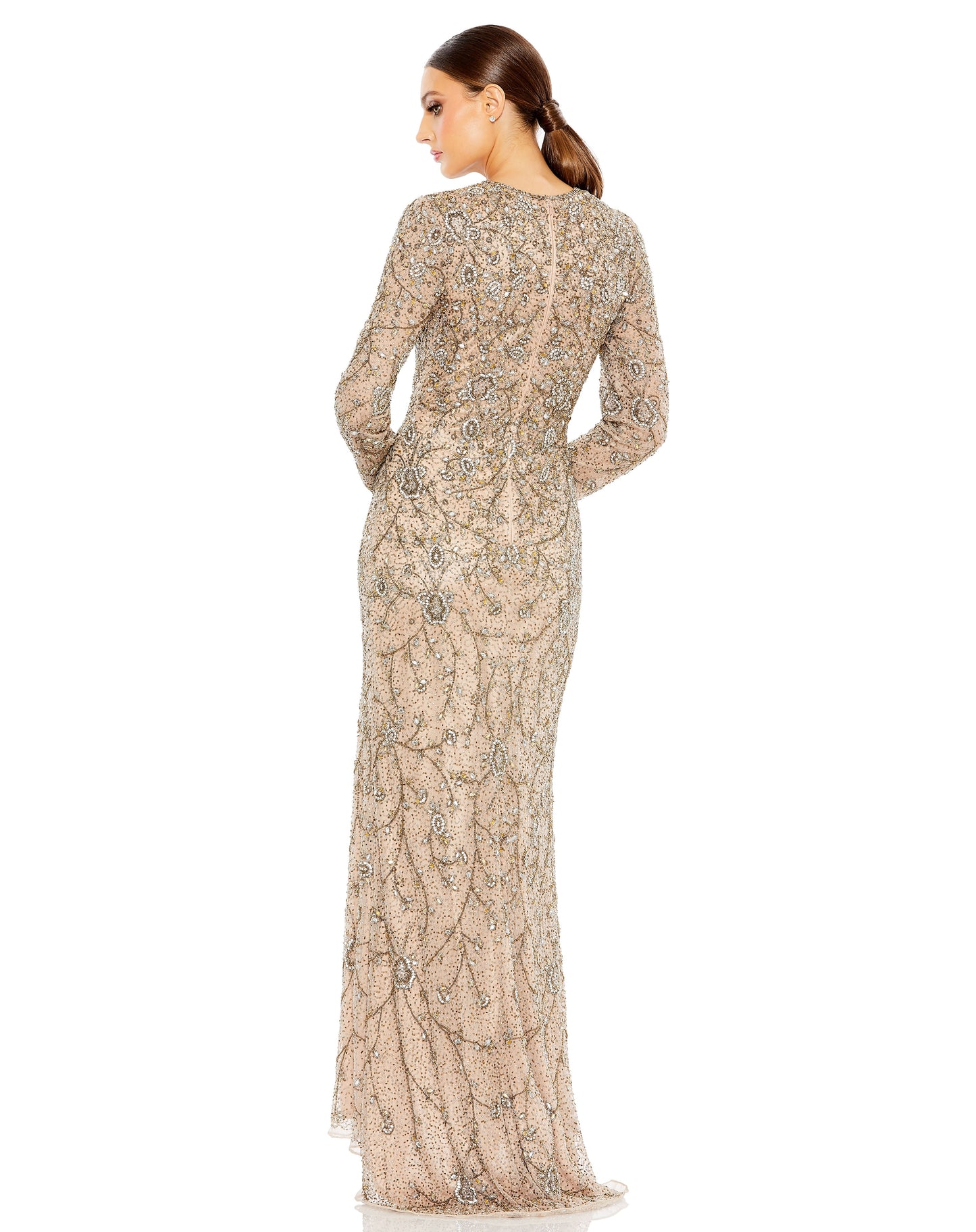 فستان طويل لأم العروس من ماك دوجال 5308