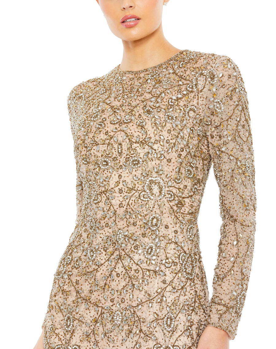 فستان طويل لأم العروس من ماك دوجال 5308