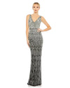 Prom Dresses Prom Formal Long Sequin Dress Black Silver