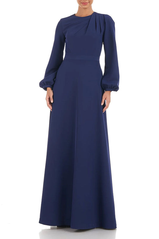 Formal Dresses Long Sleeve Formal Dress DEEP NAVY