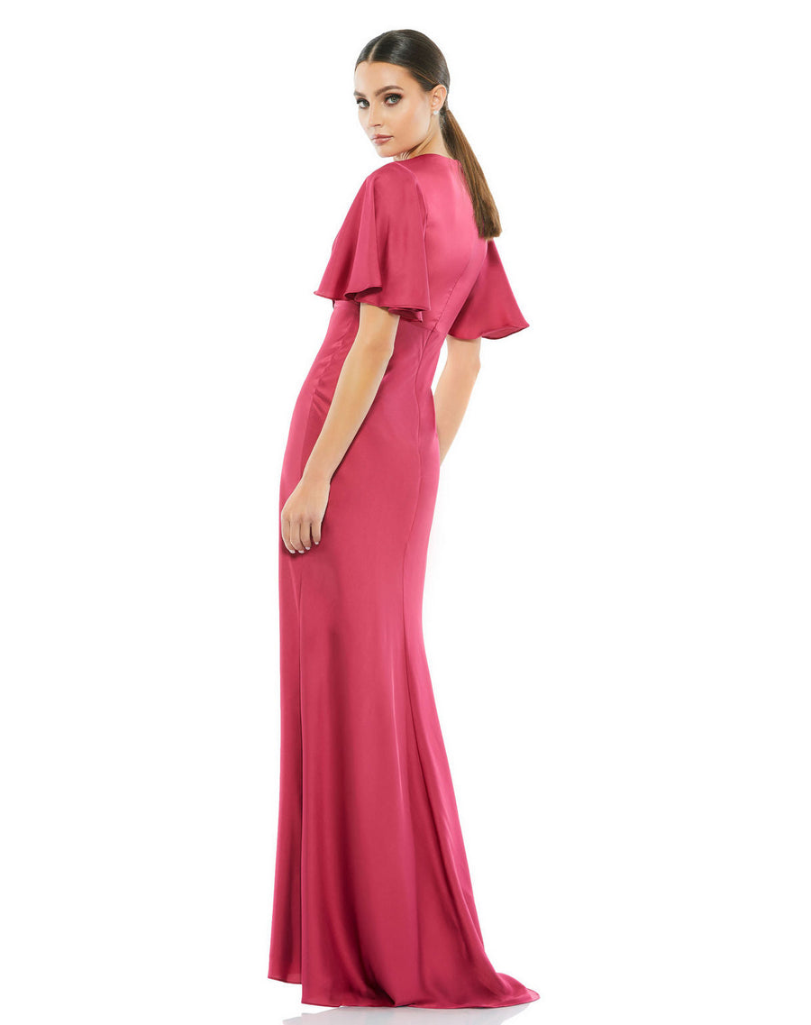 Formal Dresses Formal Prom Long Trumpet Dress Raspberry