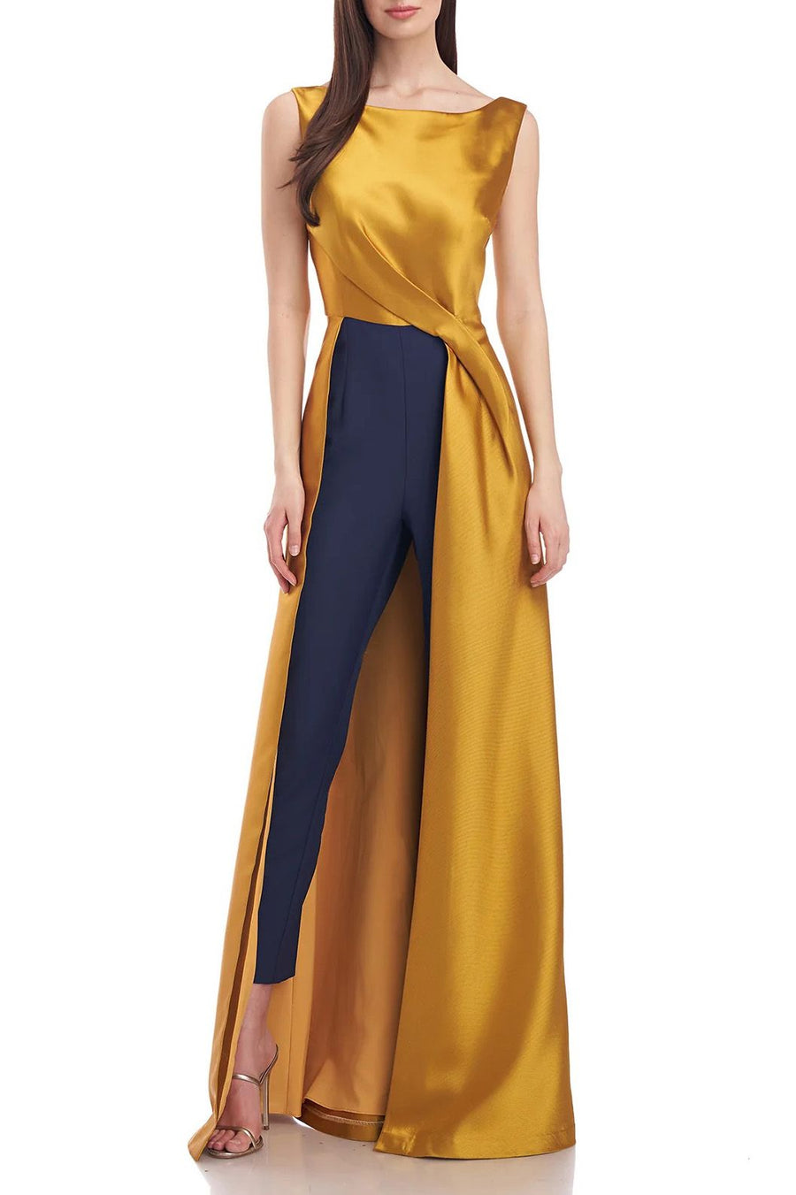 Jumpsuit Long Formal Sleeveless Jumpsuit FREESIA NAVY