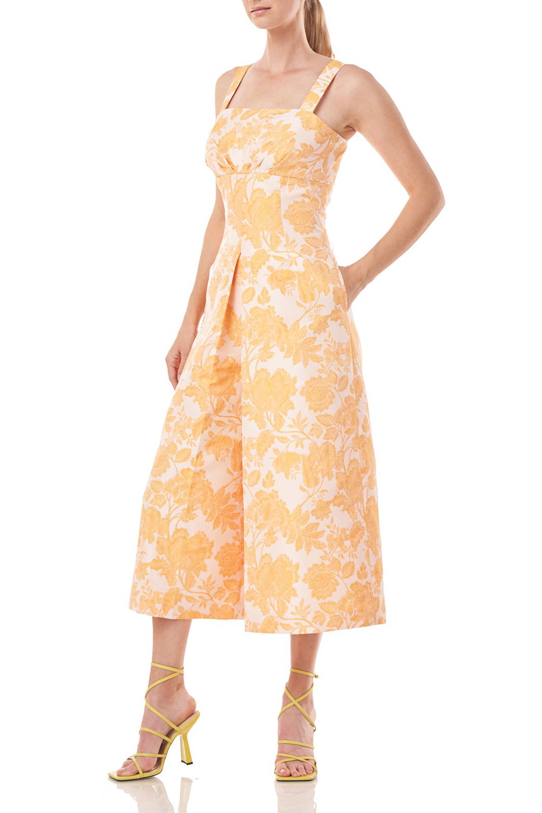 Jumpsuit Two Tone Floral Formal Jumpsuit MANGO