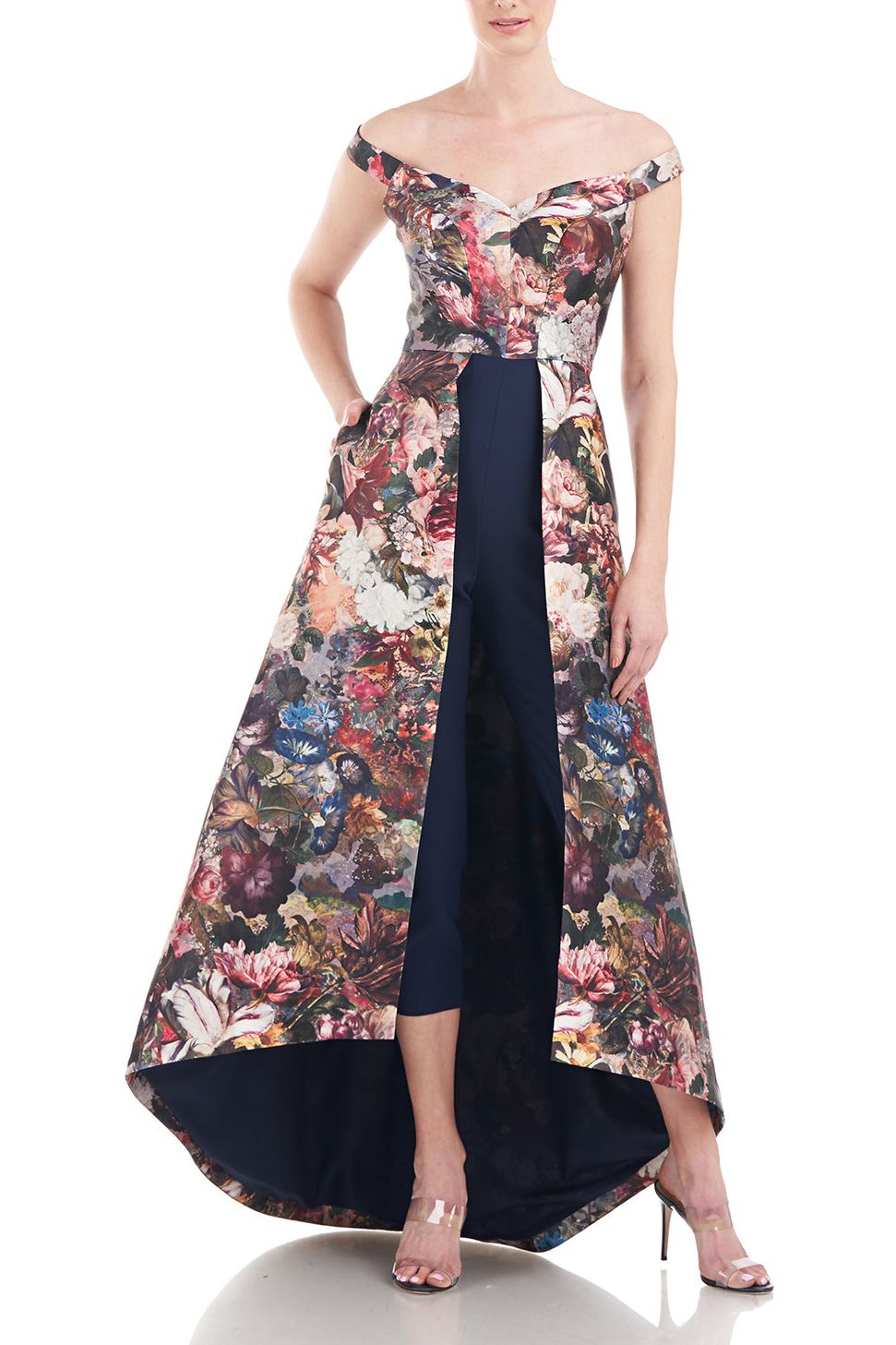 Jumpsuit Long Formal Off Shoulder Jumpsuit DESERT ROSE MULTI