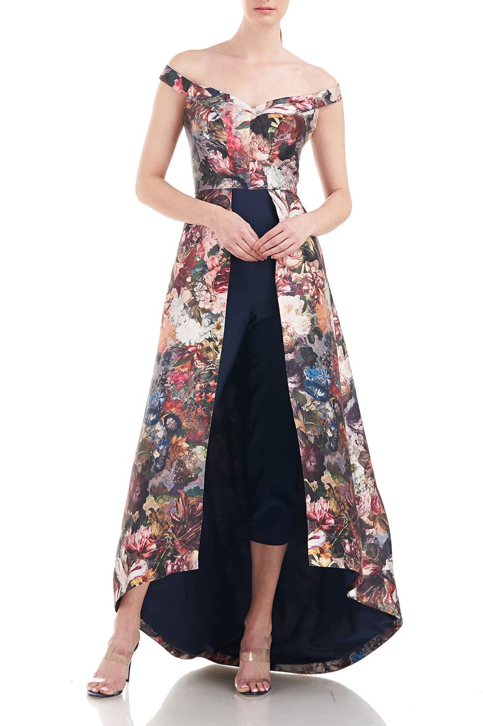 Jumpsuit Long Formal Off Shoulder Jumpsuit DESERT ROSE MULTI