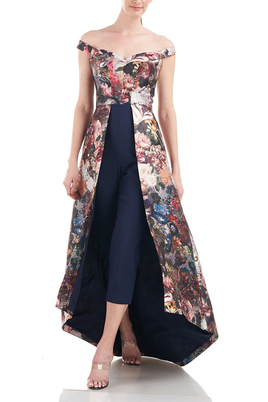 Jumpsuit Long Formal Off Shoulder Jumpsuit DESERT ROSE MULTI