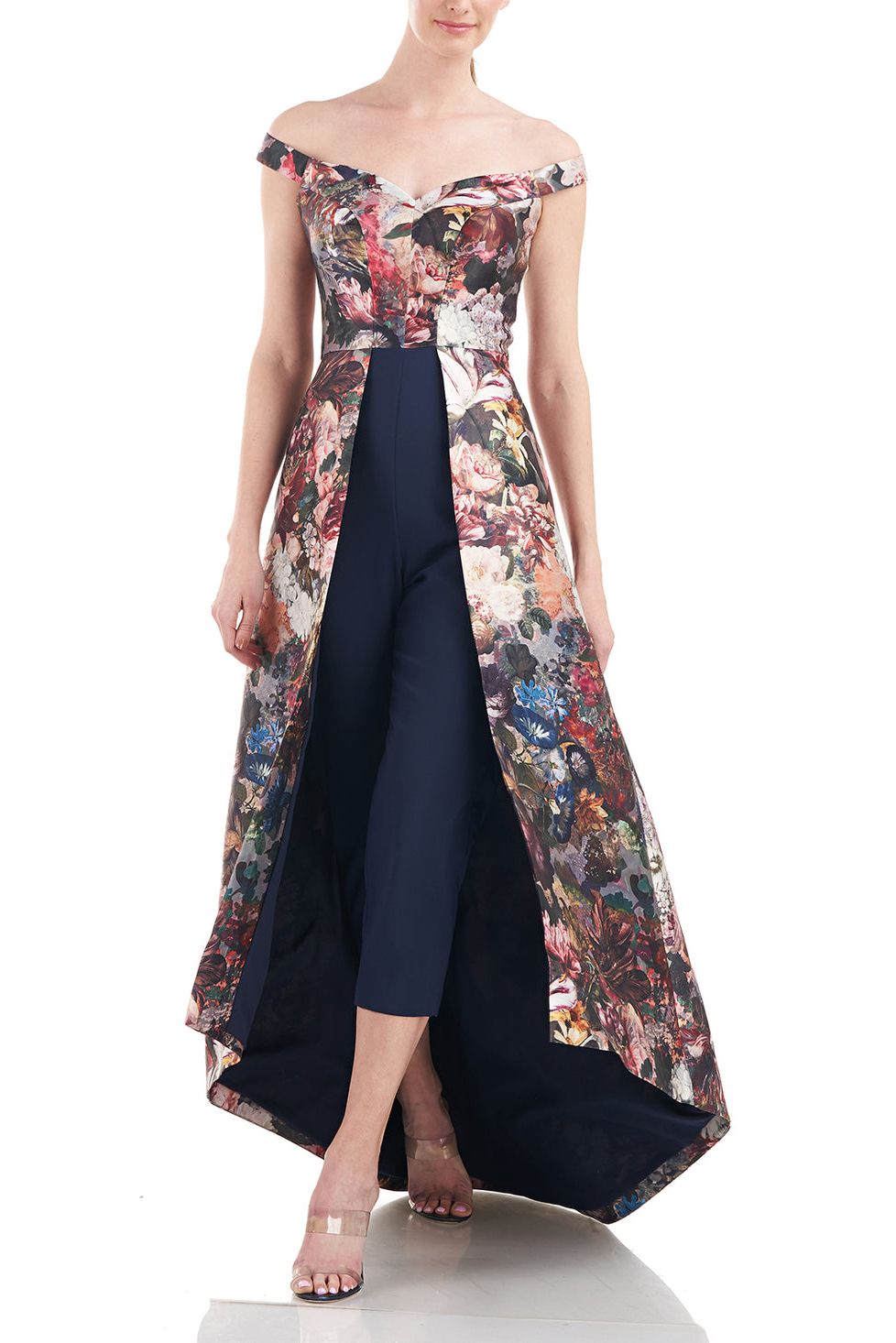 Jumpsuit Long Formal Off Shoulder Jumpsuit DESERT ROSE MULTI