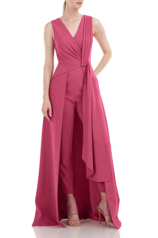 Jumpsuit Long Sleeveless Pleated Formal Jumpsuit BERRY SORBET