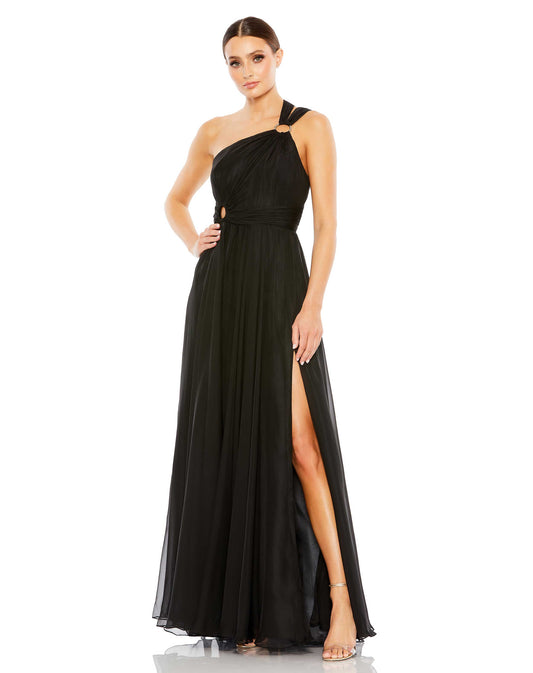 Prom Dresses Long Keyhole A Line Formal Prom Dress Black
