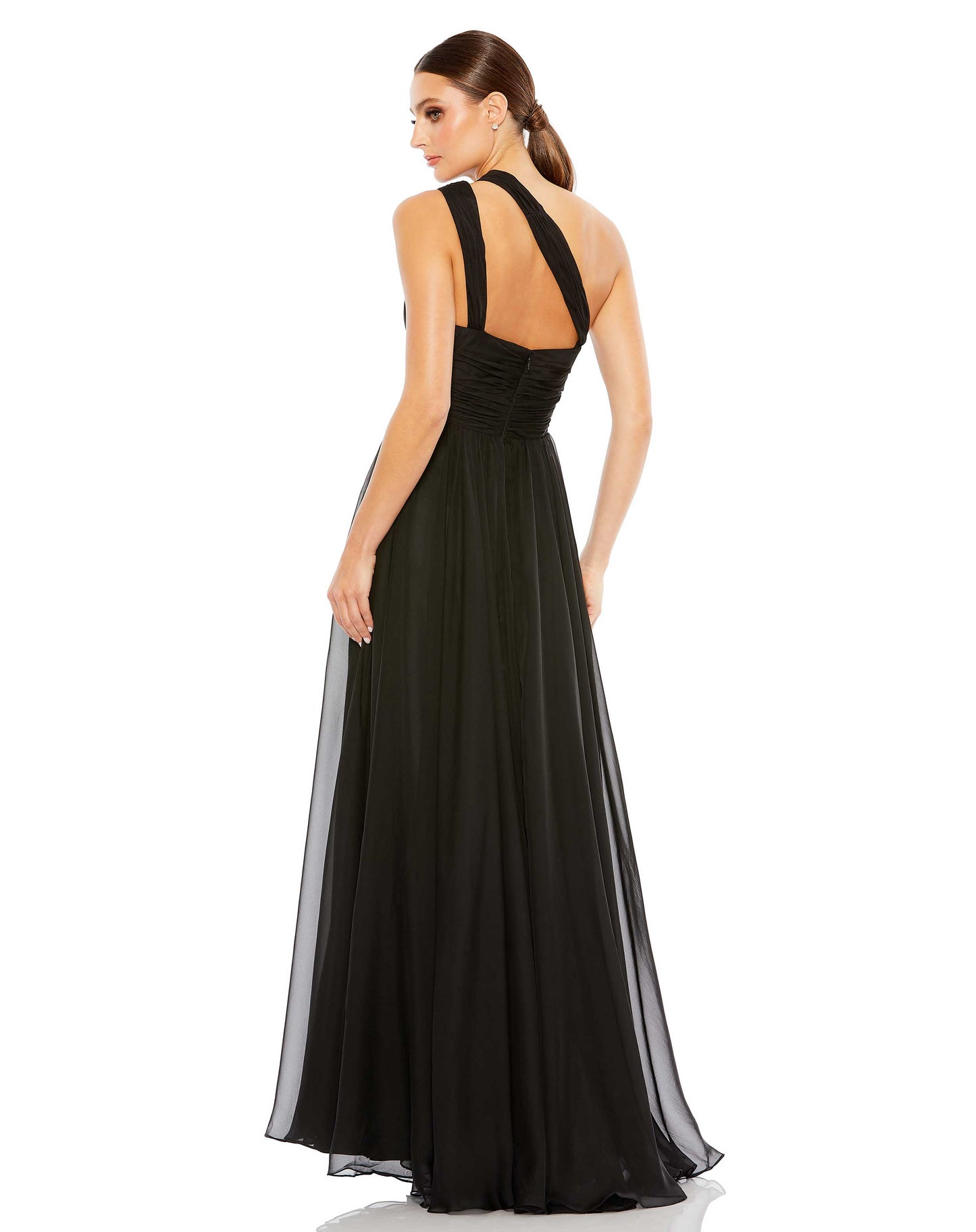 Prom Dresses Long Keyhole A Line Formal Prom Dress Black