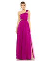 Prom Dresses Long Keyhole A Line Formal Prom Dress Magenta