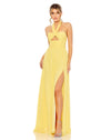Prom Dresses Long Halter Chiffon Formal Gown Sunshine