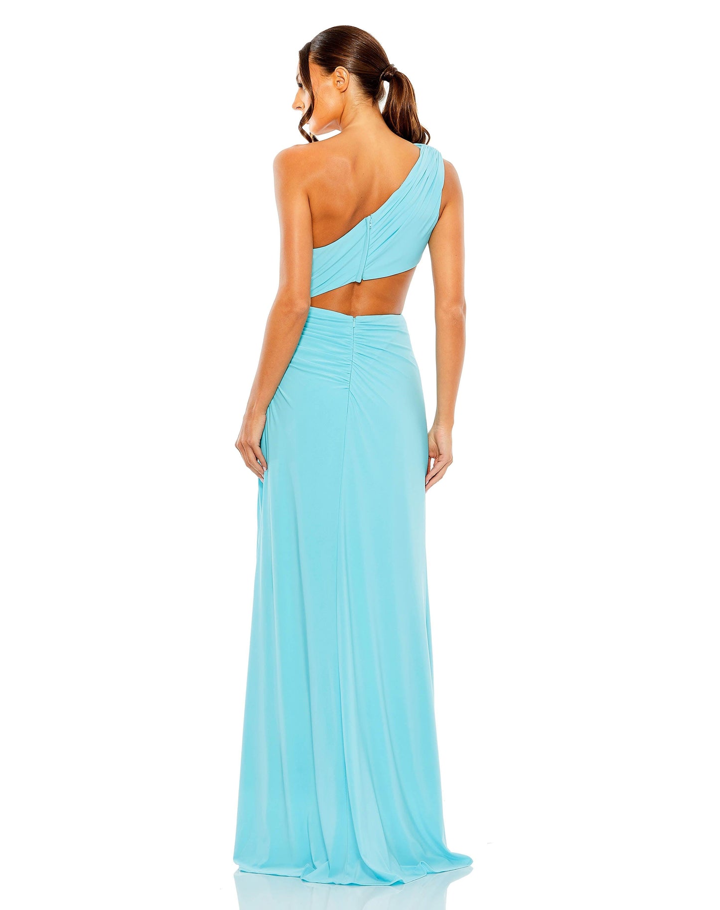 Prom Dresses Prom Long One Shoulder Formal Gown Powder Blue