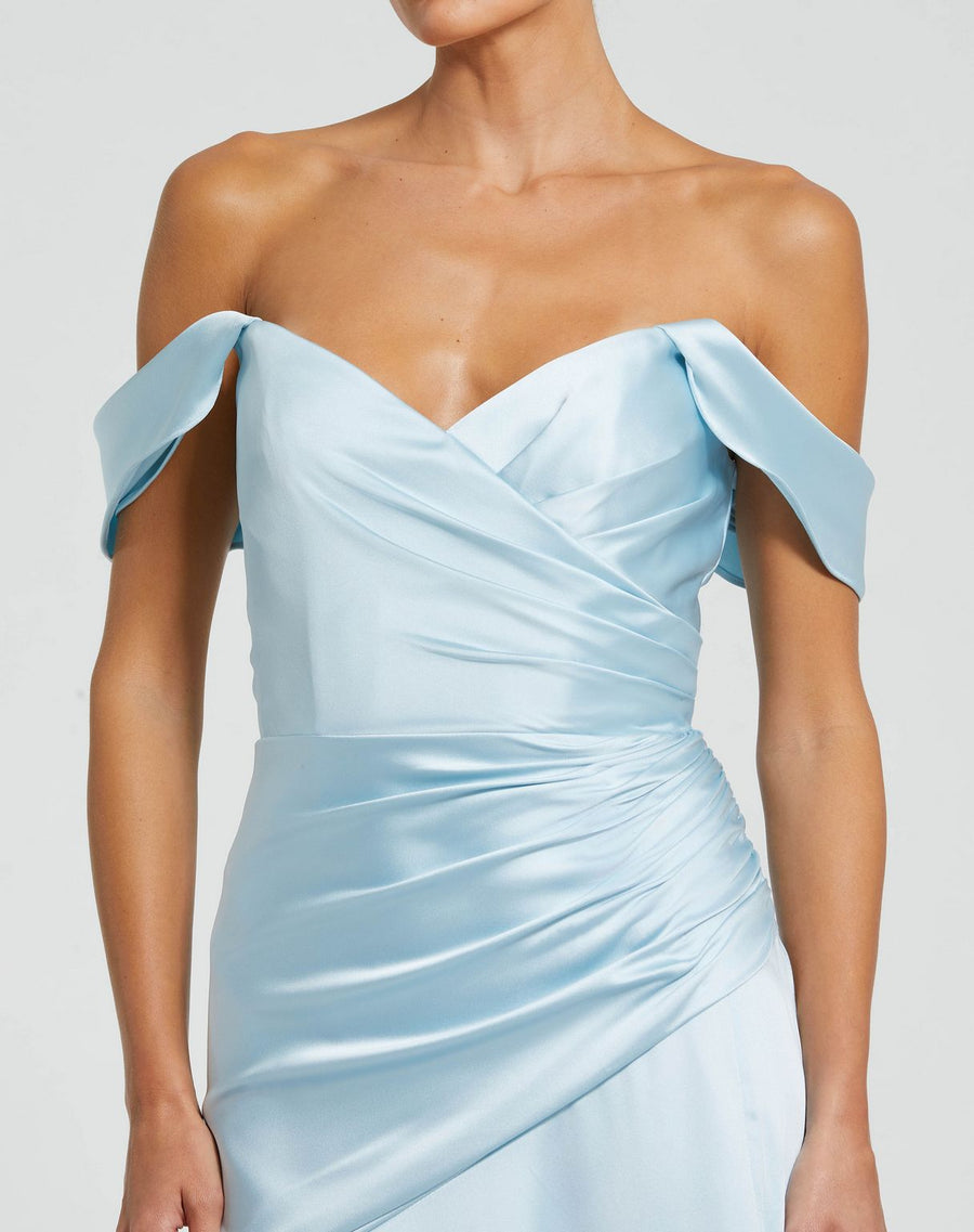 Prom Dresses Long Crossover Formal Prom Dress French Blue