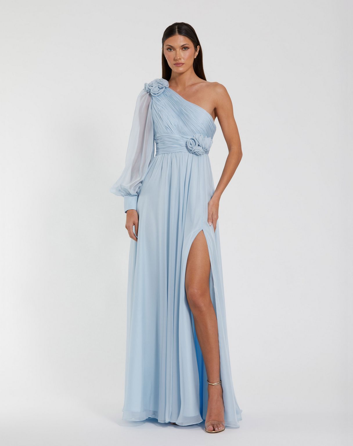 Prom Dresses Long Evening Slit Formal Prom Dress Powder Blue