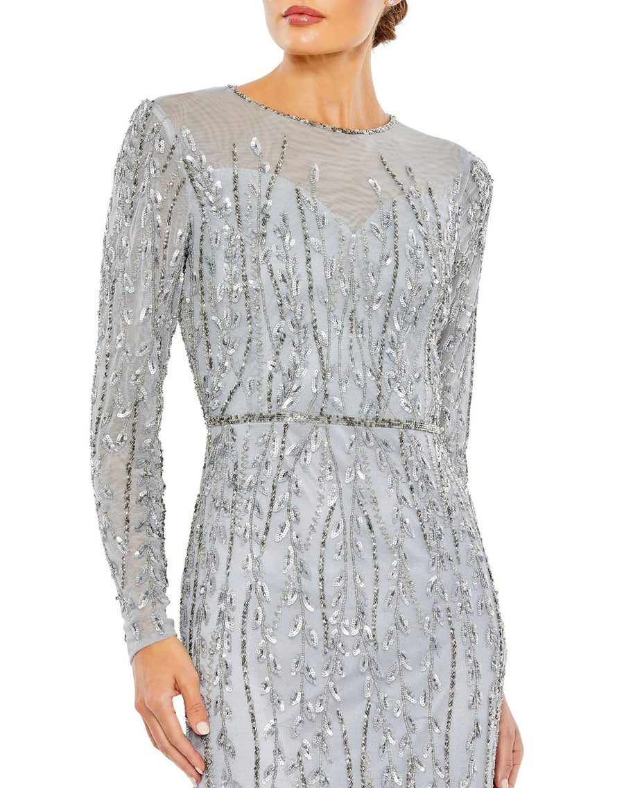 Formal Dresses Formal Dresses Formal Long Sleeve Dress Mocha Platinum