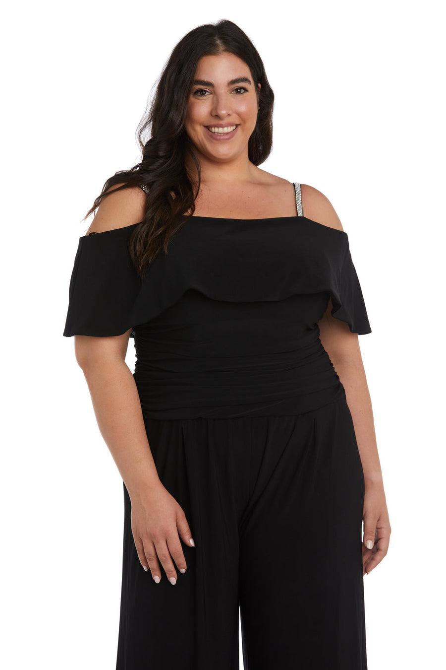 Jumpsuit Long Plus Size Formal Jumpsuit Black