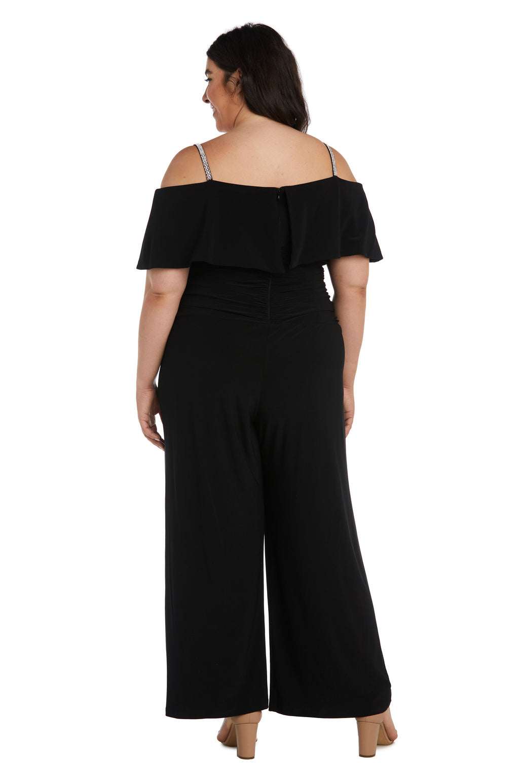Jumpsuit Long Plus Size Formal Jumpsuit Black