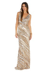 Formal Dresses Long Fitted  Formal Sequin Evening Dress Gold/Silver