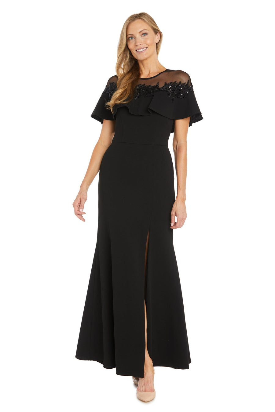 Formal Dresses Long Slit Formal Dress Black