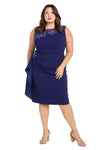 Plus Size Dresses Short Cocktail Plus Size Dress Royal