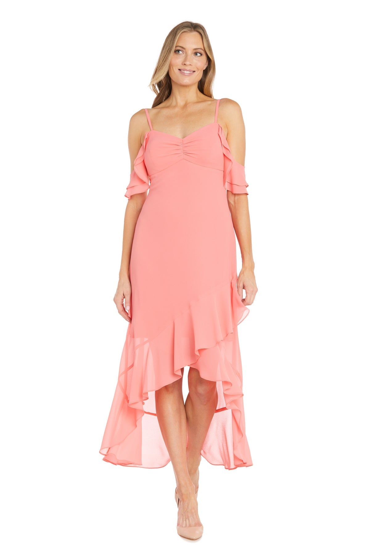 Formal Dresses High Low Formal Evening Dress Coral