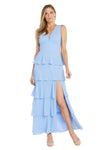 Formal Dresses Long Chiffon Layered Skirt Formal Dress Periwinkle
