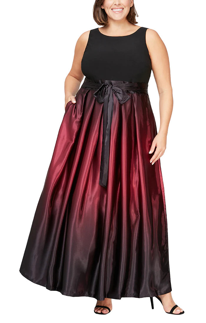 Formal Dresses Plus Size Ombre Long Formal Gown Fig