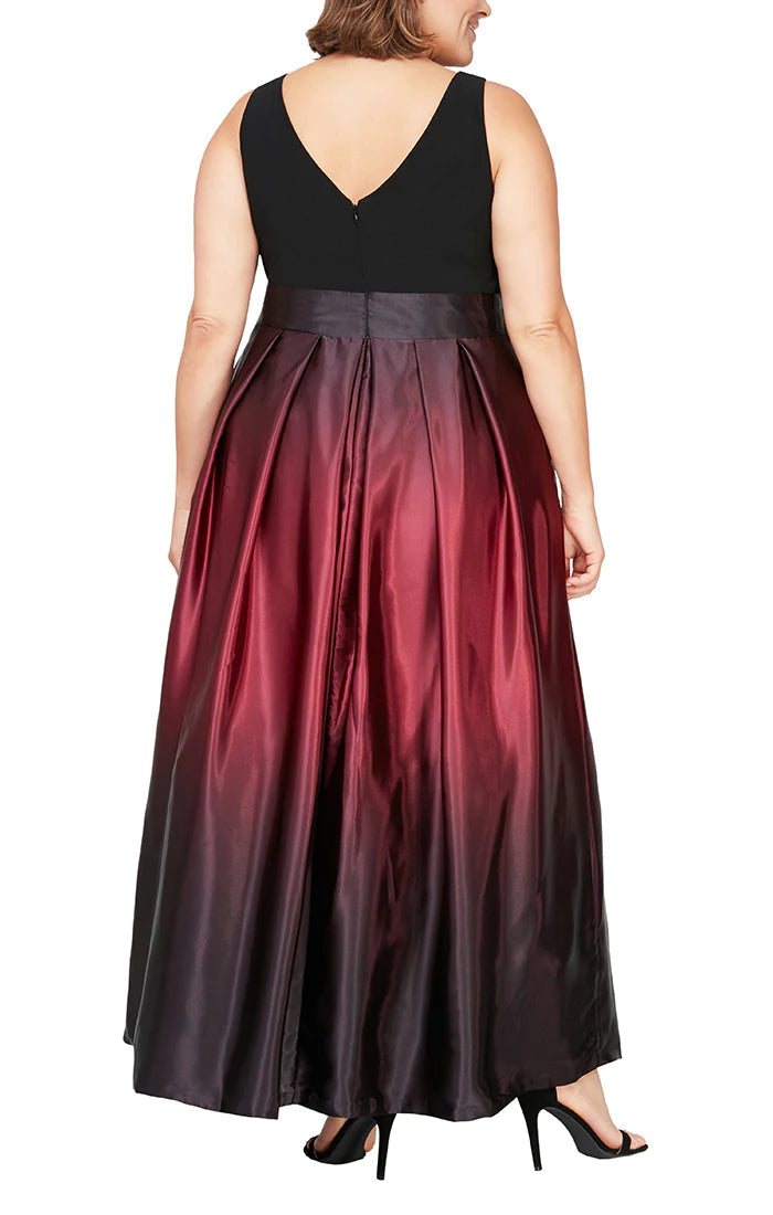 Formal Dresses Plus Size Ombre Long Formal Gown Fig