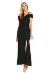 Formal Dresses Long Pleated Glitter Formal Dress Black