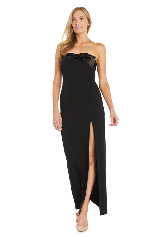 Formal Dresses Long Fitted Slit Formal Dress Black