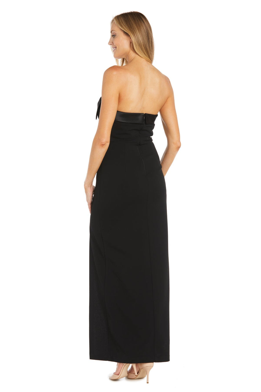 Formal Dresses Long Fitted Slit Formal Dress Black
