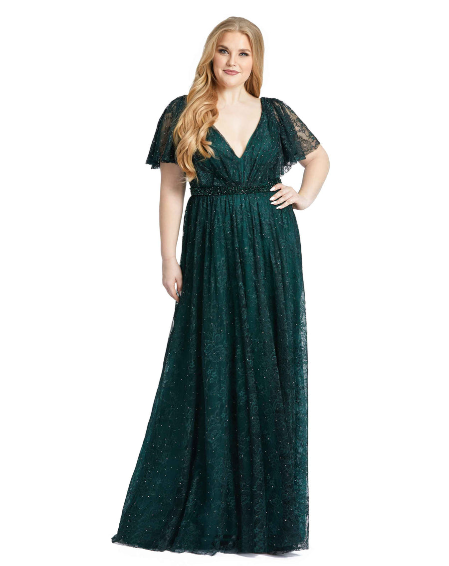 Formal Dresses Long Formal A Line Evening Gown Emerald