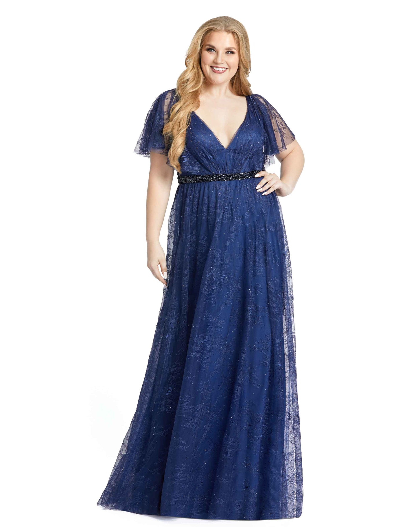 Formal Dresses Long Formal A Line Evening Gown Midnight