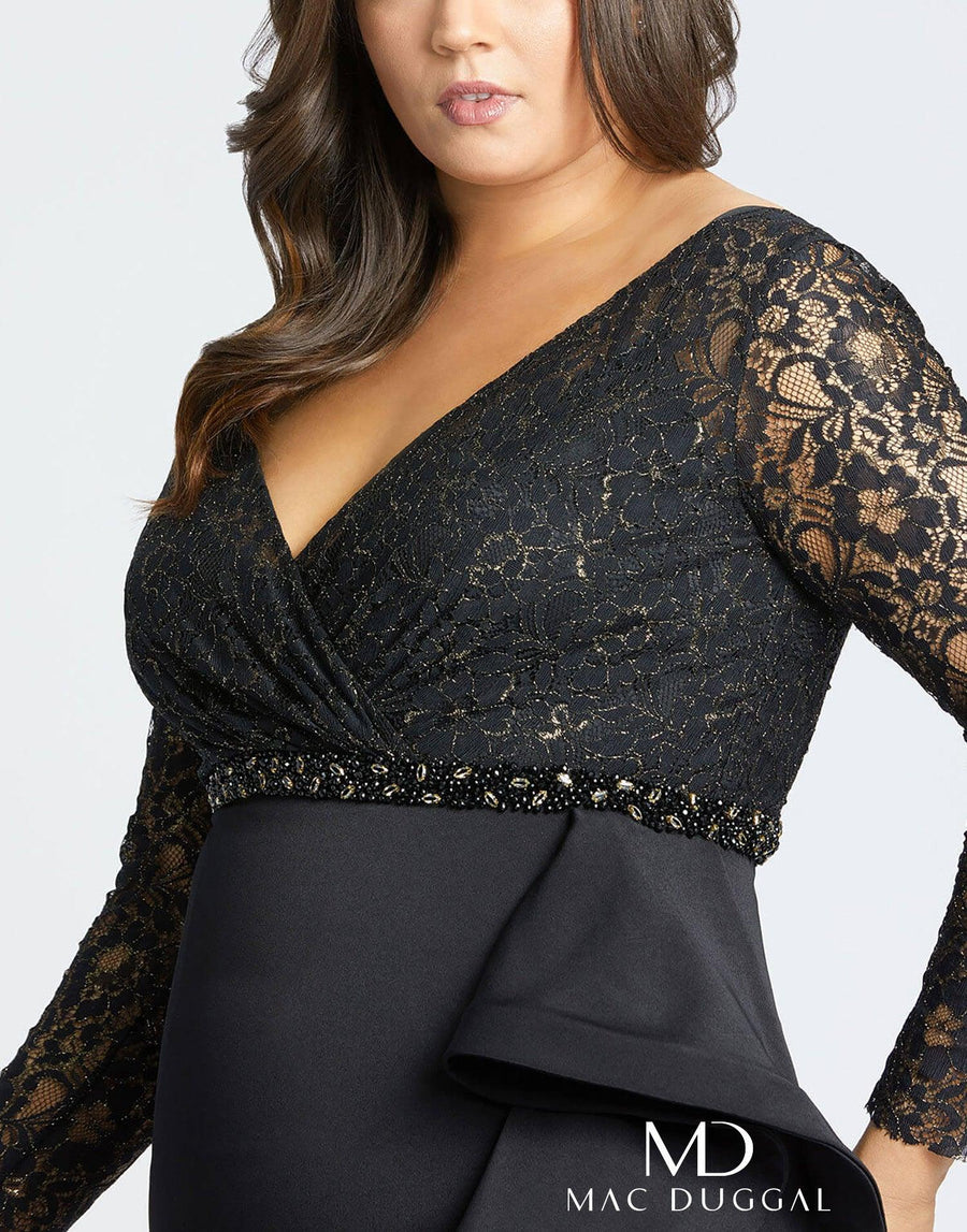 Mac Duggal Fabulouss Short Plus Size Dress 67545 Sale