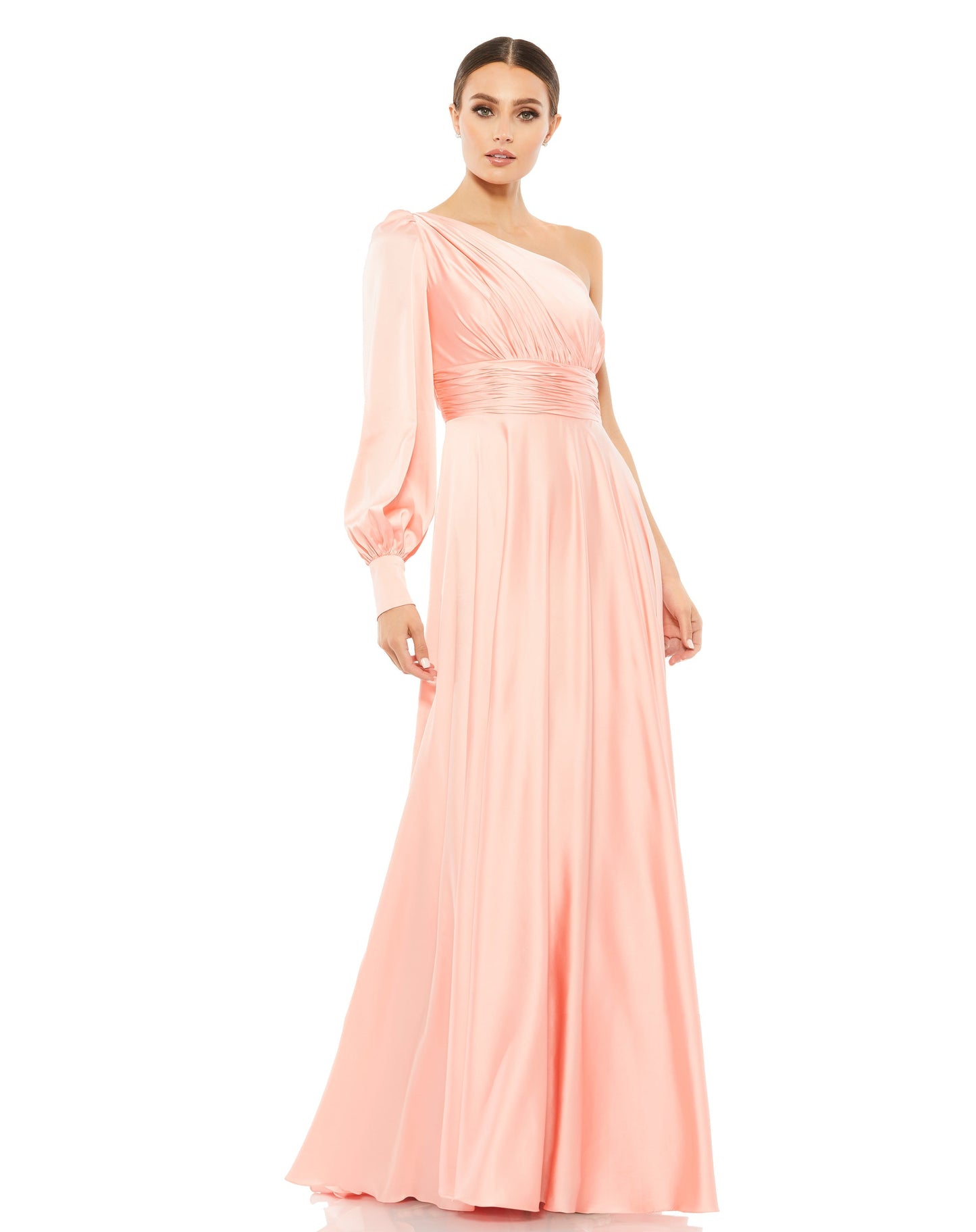 Mac Duggal Long Formal One Shoulder Dress 67866 - The Dress Outlet