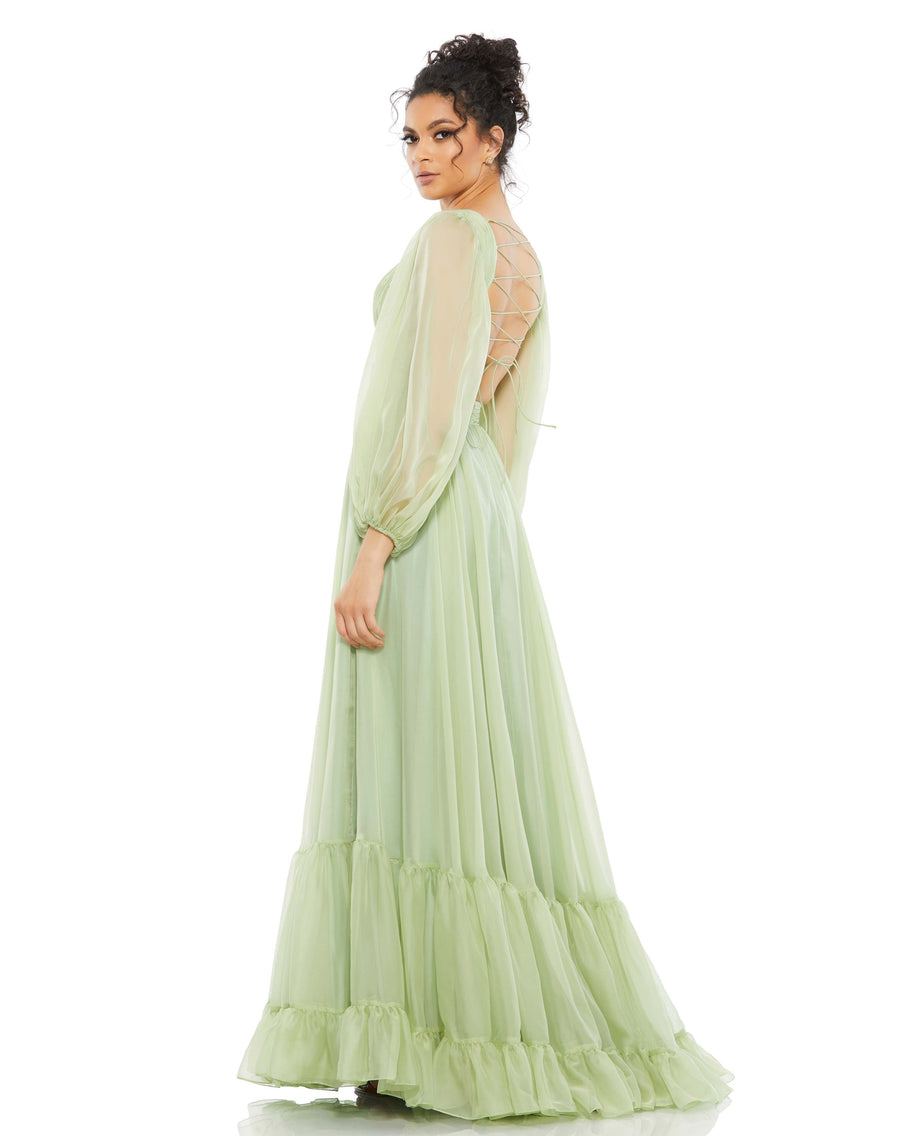 Mac Duggal Long Sleeve Formal Evening Gown 67948 - The Dress Outlet