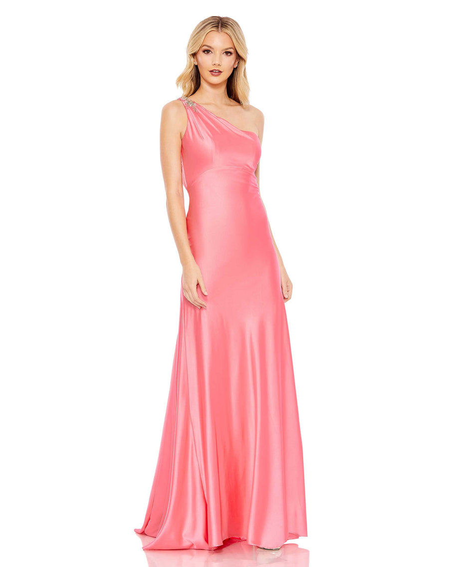 Prom Dresses Beaded Long Formal Prom Gown Pink