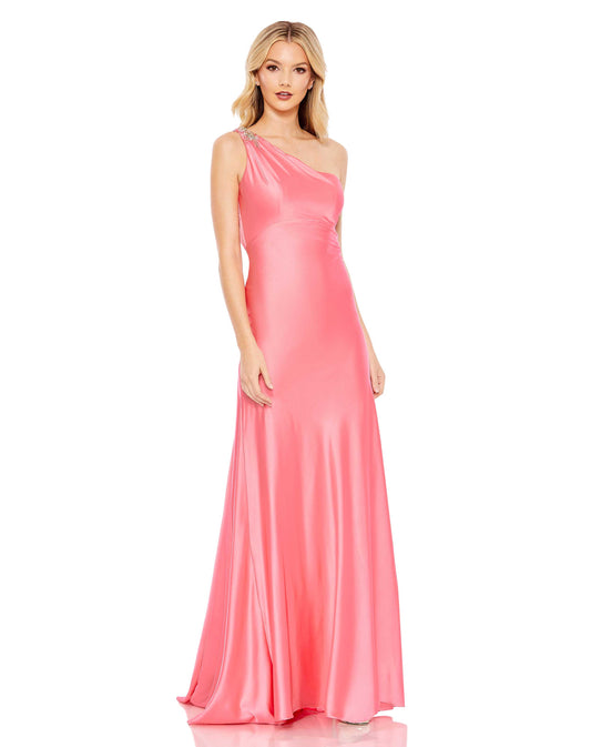 Prom Dresses Beaded Long Formal Prom Gown Pink