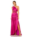 Prom Dresses High Low Formal Prom Gown Magenta