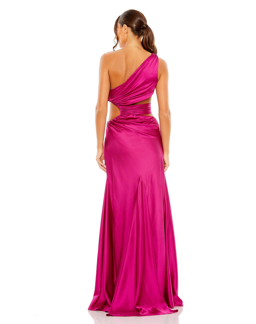 Prom Dresses High Low Formal Prom Gown Magenta