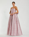 Prom Dresses Prom Long Ball Gown Mettalic Formal Dress Raspberry