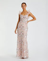 Prom Dresses Prom Fitted Floral Long Sequin Lace Formal Dress Pastel Multi